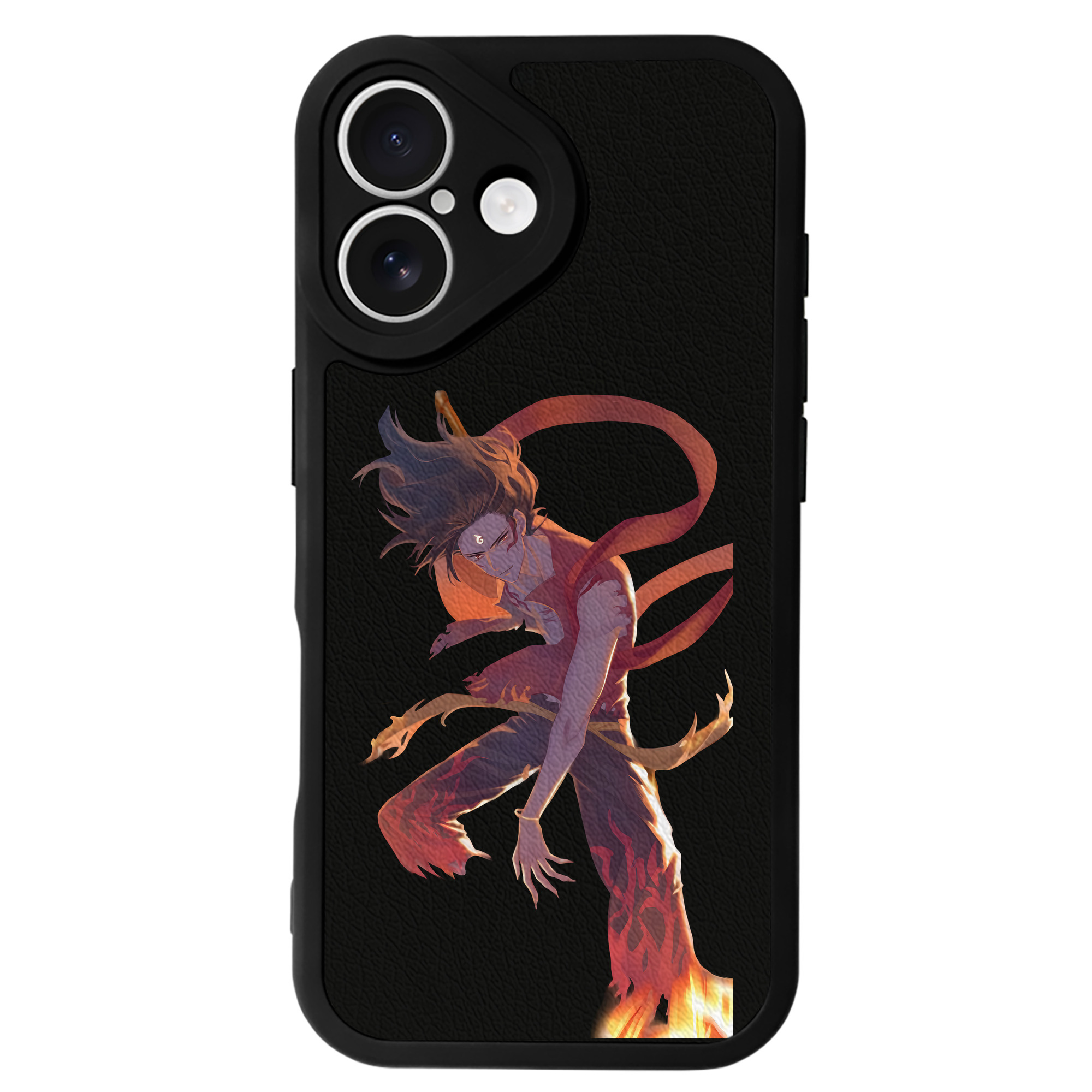 （画像用） Ne Zha 2 ナタ 魔童の大暴れ 【iPhone 16シリーズ対応】シリコンスマホケース（レザー調） 材質：シリコン